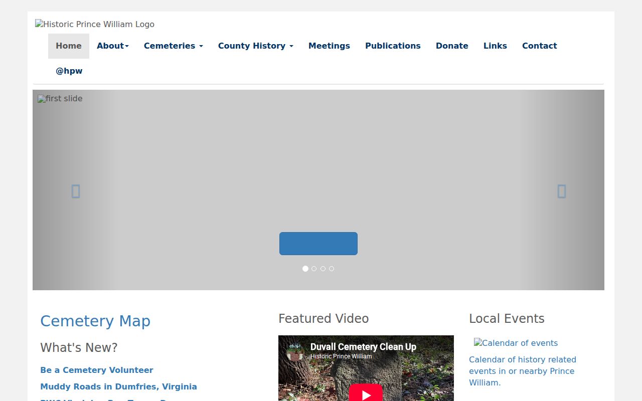 Lake Ridge historical directory context at Historic Prince William
